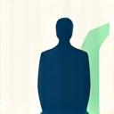 Icon für Persönlichkeitsentwicklung, dargestellt durch eine Silhouette mit einem Wachstumspfeil.