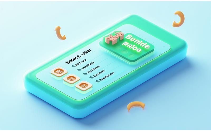 Eine moderne Benutzeroberfläche einer spielerischen Sprachlern-App zeigt Punkte, Abzeichen und eine Bestenliste vor einem farbenfrohen Hintergrund.
